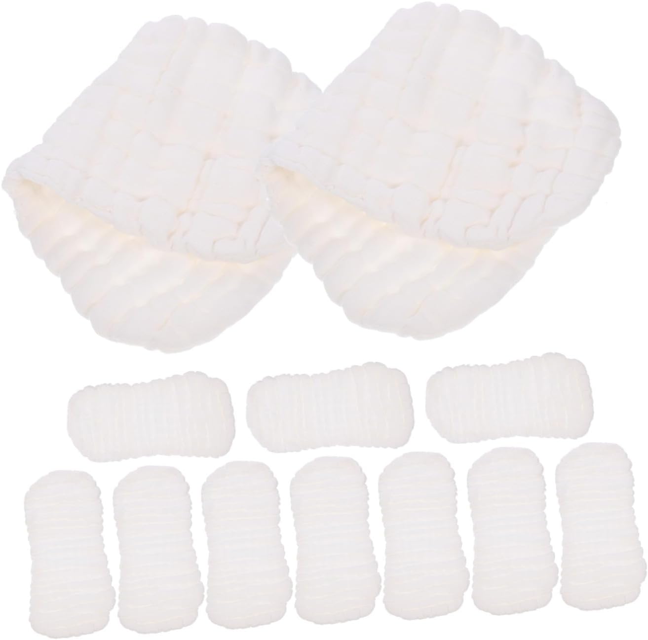 10pcs Newborn Diaper Liners Washable Cotton Inserts for Cloth Diapers Leak Comfortable