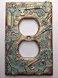 Keys (Steampunk) Outlet Cover (Patina )