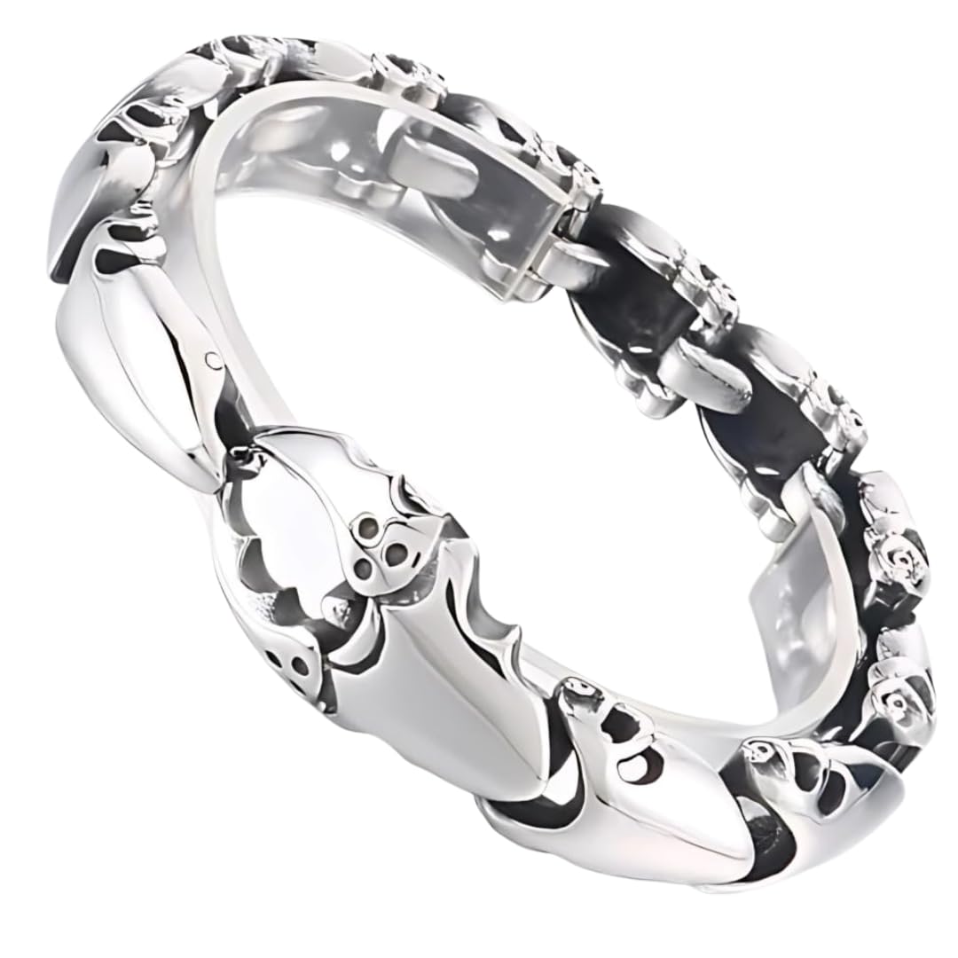CRABLOCK - 22mm Pure Titanium Steel Bracelet for Men & Boy (8inch)-image-27