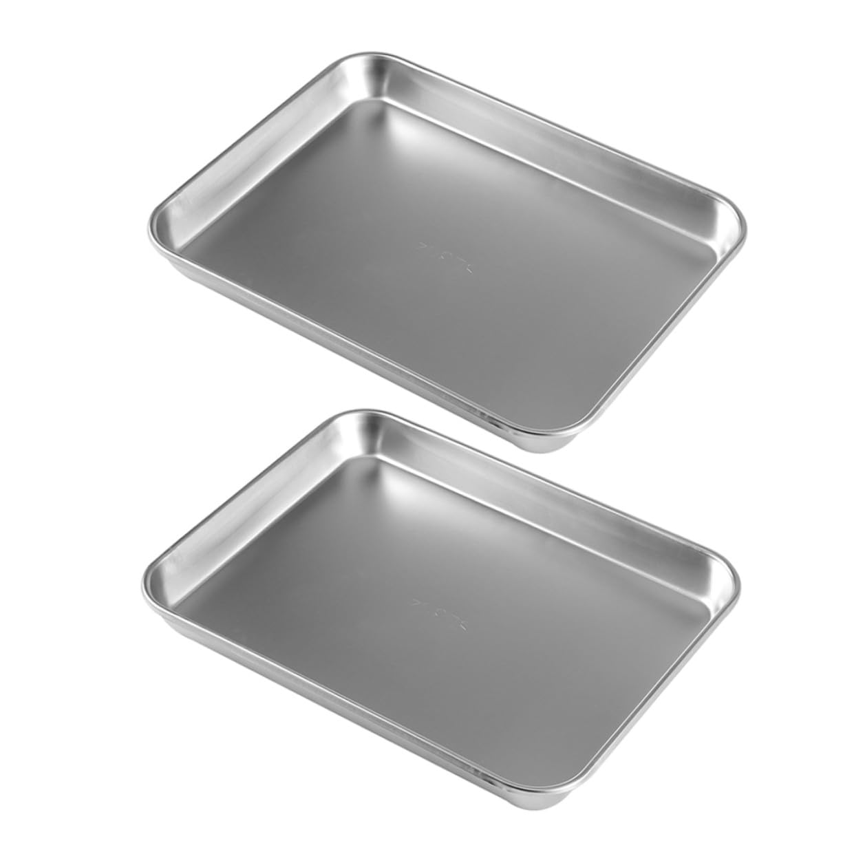 ERINGOGO Vassoio Piatto 2 e Acciaio Medico in Inossidabile Fondo Pezzi Versatile Affidabile Argento per Strumenti Medici in Struttura Sanitaria