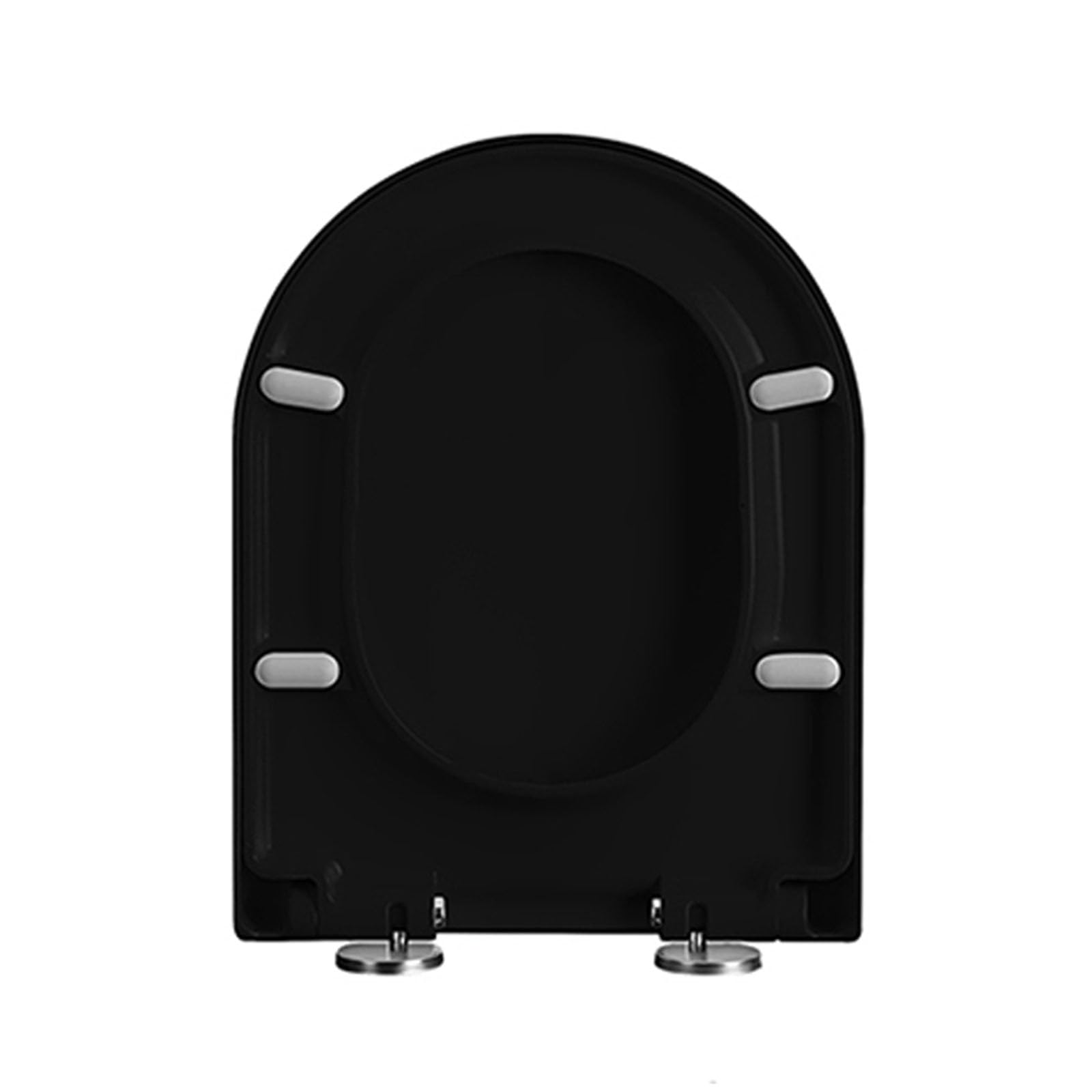 Sturdy Toilet Seat Cover, Quick Release FixD GreyD 3, Adjustable, Lightweight, Durable, Portable, User-Friendly, Compact, Shaped, Fixing, Material