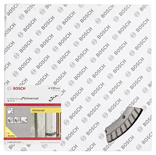 Bosch Accessories 2608603252 Disque à tronçonner diamanté standard for universal turbo 230 x 22,23 x 2,5 x 10 mm