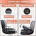 TICSEA Universal Forklift Seat,Tractor Seat with Adjustable Back,Safety Belt and Operator Position Switch,Excavator Skid Loader Backhoe Dozer Telehandler