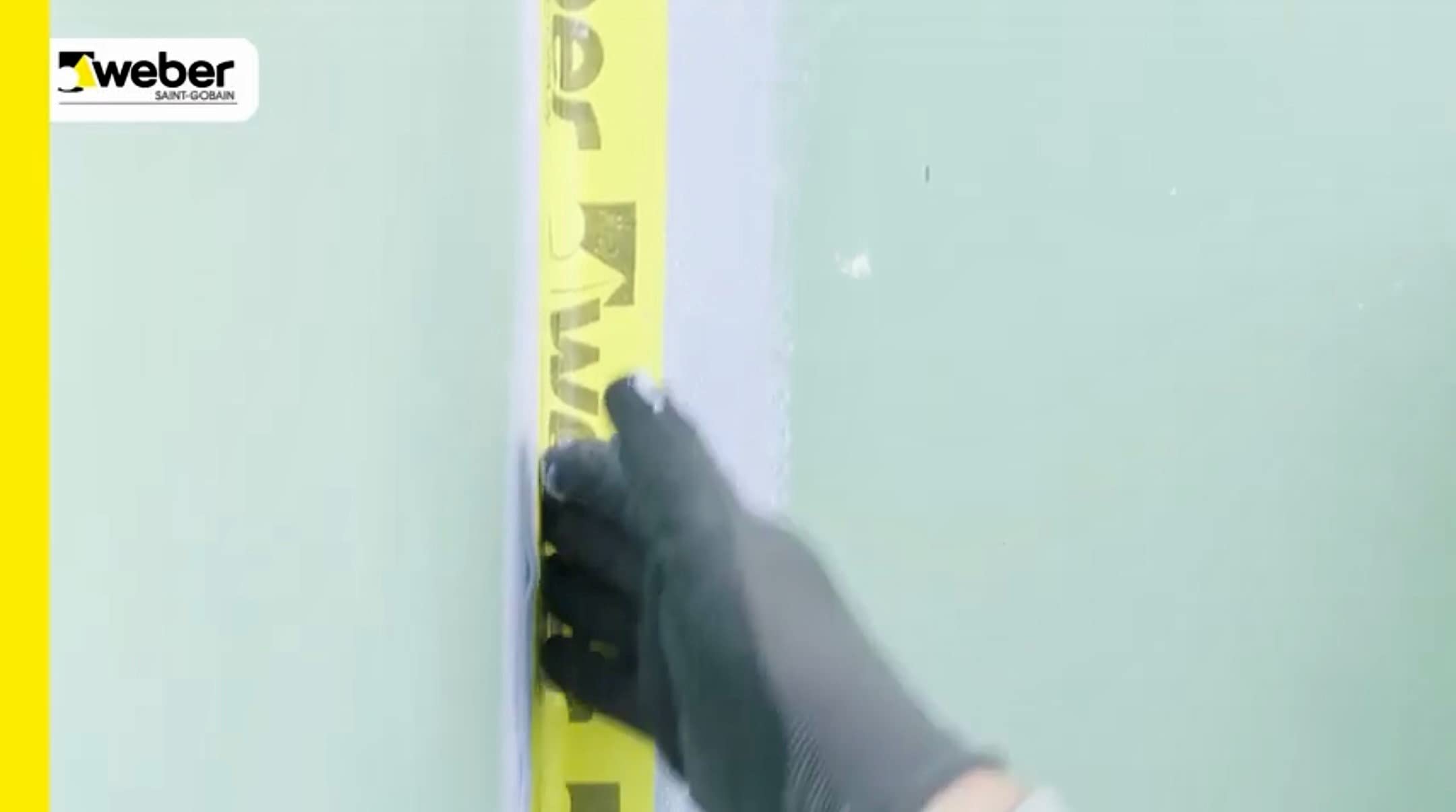 Weber Bande d'étanchéité BE 14 en rouleau de 10 m pour traitement des angles et raccords entre sols et murs, des joints de mouvement, carrelage, douche