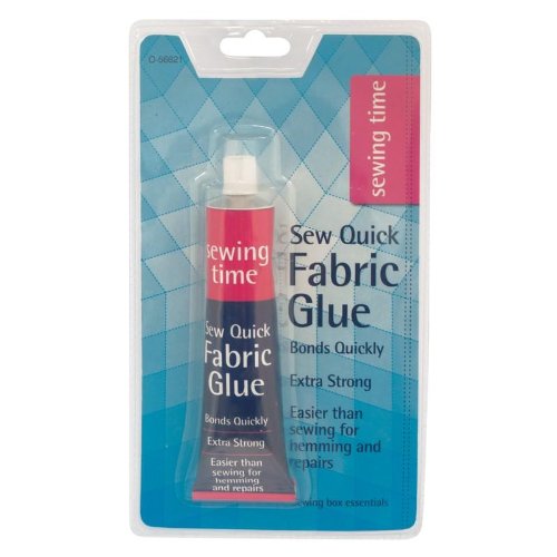 Guilty Gadgets Sew Sewing Box Fabric Glue Adhesive Bonds Quick Strong