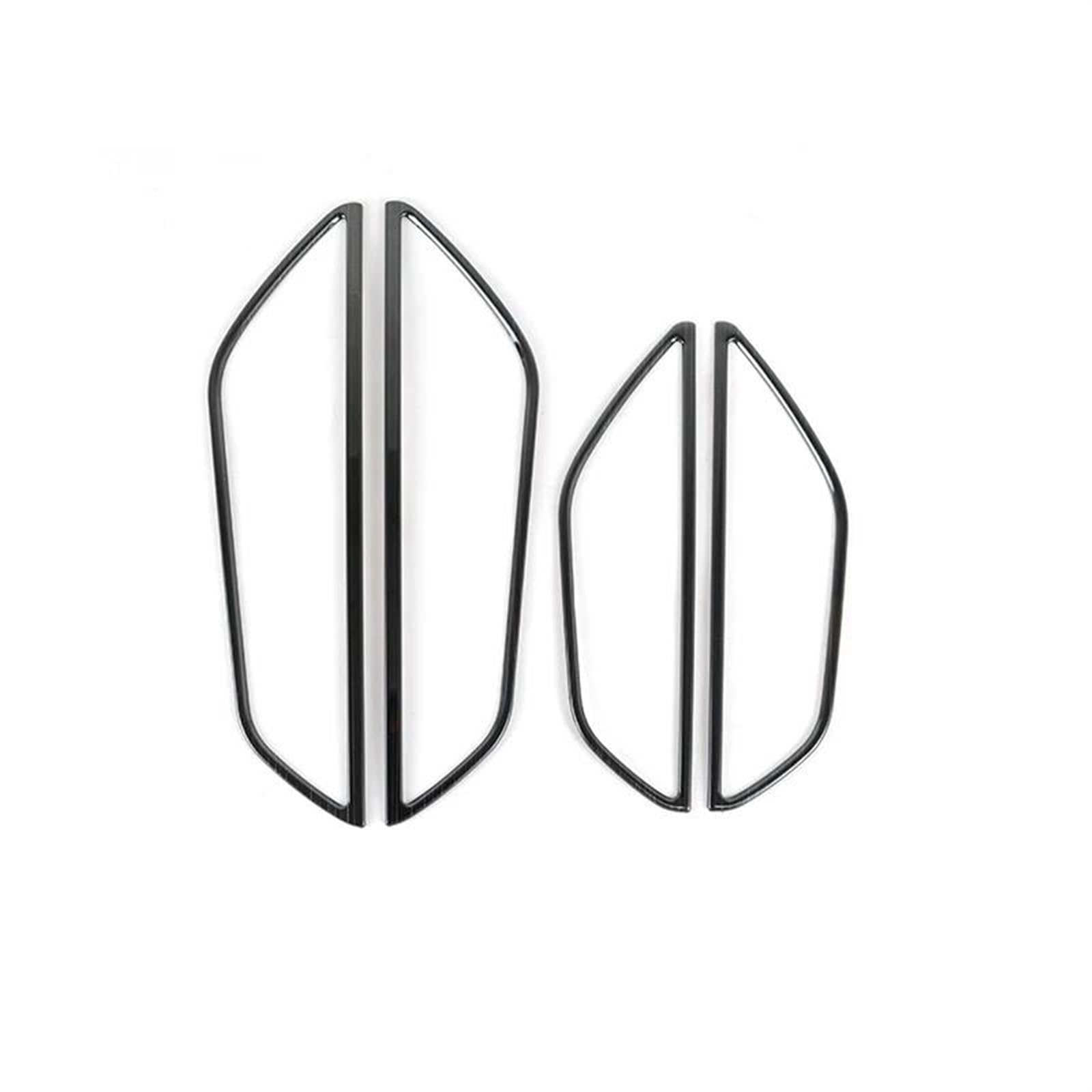 Noheeu Black Stainless Steel Door Audio Speaker Frame Decoration Cover Trim For Q3 2019-2022 Car Styling Interior Accessories Waterproof