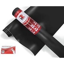 24" x 30ft Roll of Oracal 651 Matte Black Craft Vinyl - On a 1.5" Core - Adhesive Film for Cricut, Silhouette, and Cameo Cutters - Flat Finish - Outdoor and Permanent