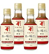 にんべん 濃い味だし鰹節 200ml×4本
