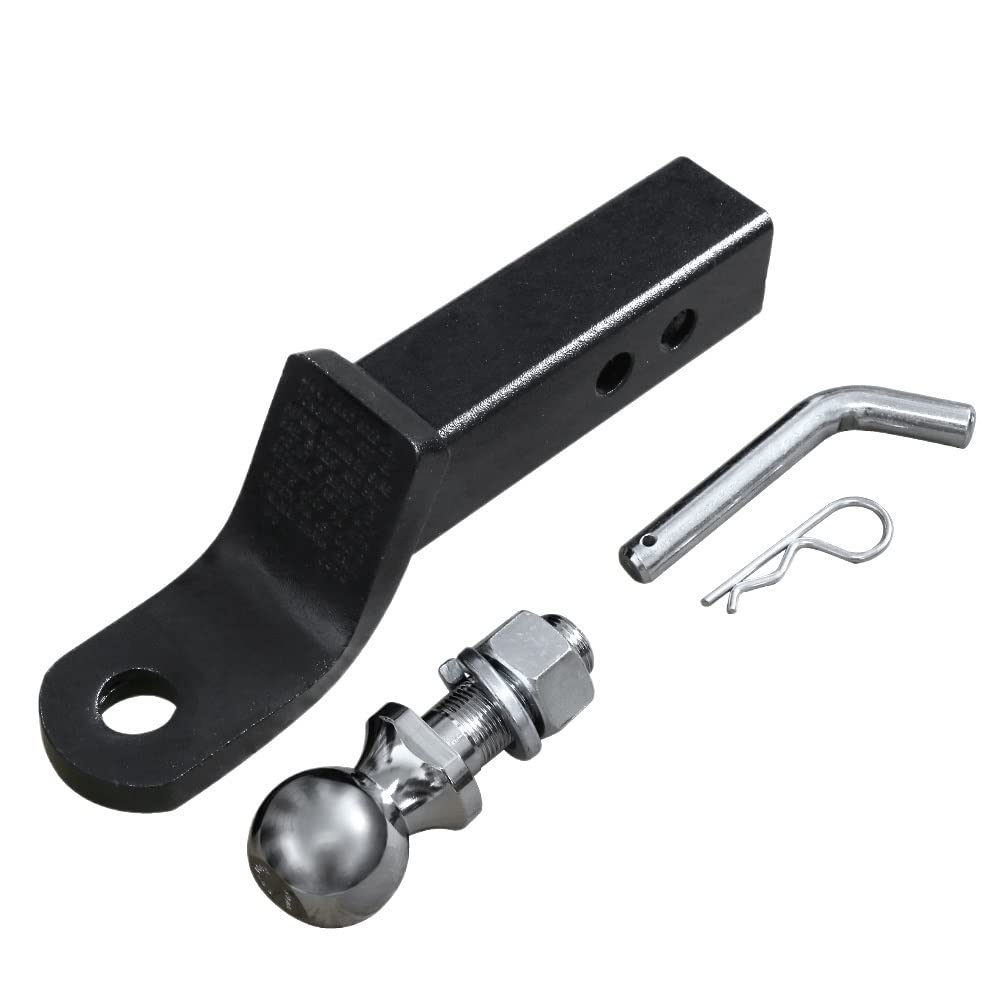 Zaczep przyczepy, 2-calowy holka holownicza piłka mocowana z kołką holowniczą i zaczep Rv. Części samochodowe Akcesoria Camper Caravan Składniki(Set With Ball 2 Inch)