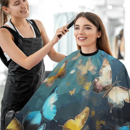 Capa para peluquería unisex con cierre ajustable miniatura 5