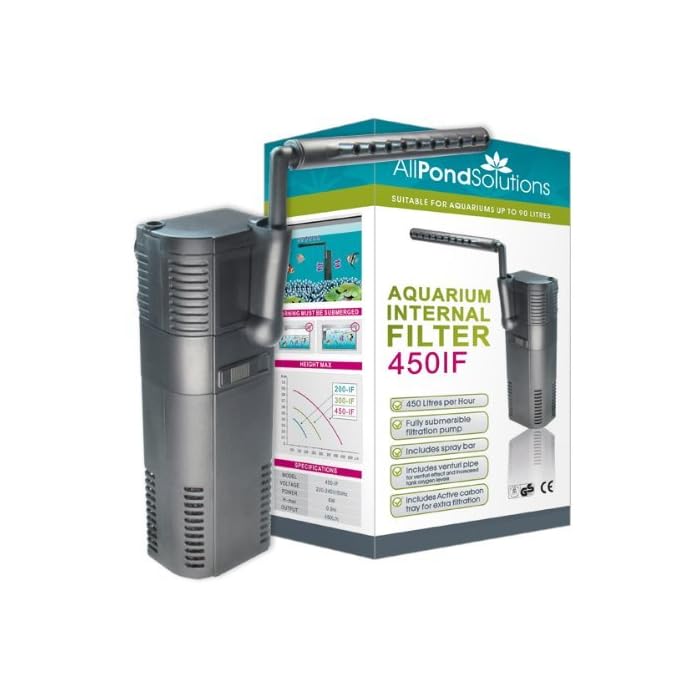 Buy allpondsolutions Fish Tank Filter, 450IF Internal Aquarium Water