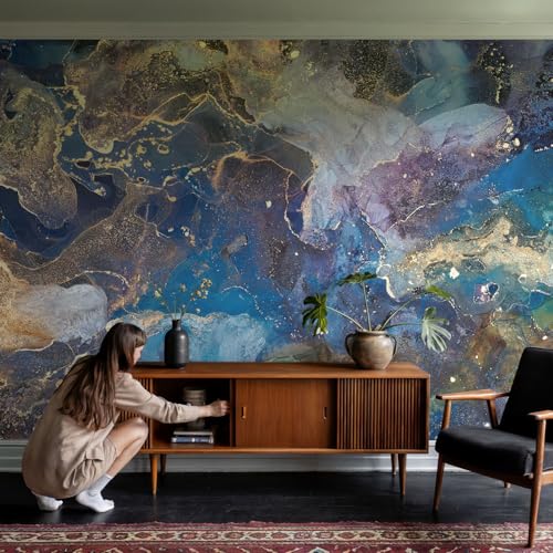 Mosaico cósmico papel autoadhesivo para transformar su salón 4