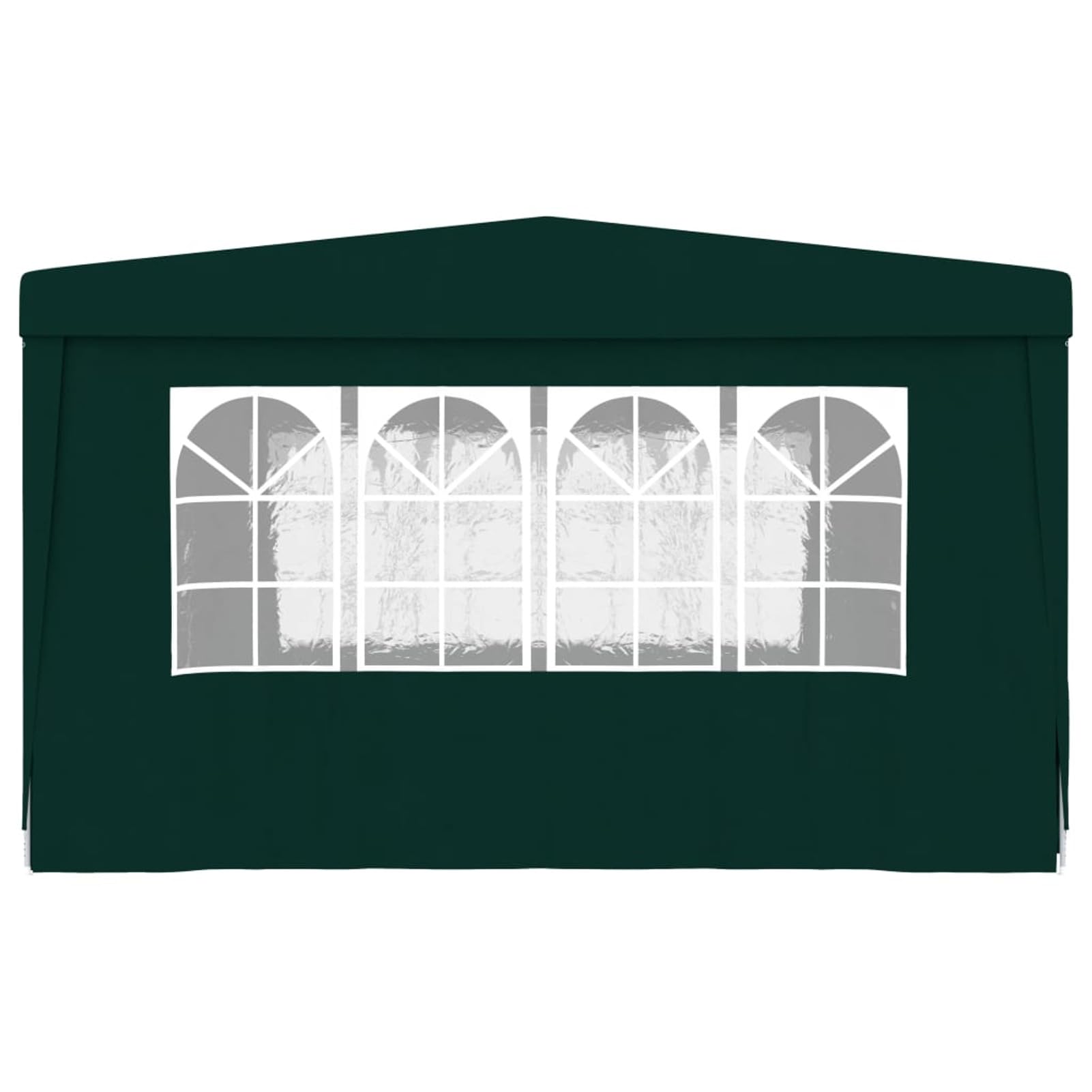 Gazebo Professionale con Pareti 4x4 m Verde 90 g/m²,Gazebo,Gazebo Professionale,Gazebo da Giardino,Gazebo Esterno-48536