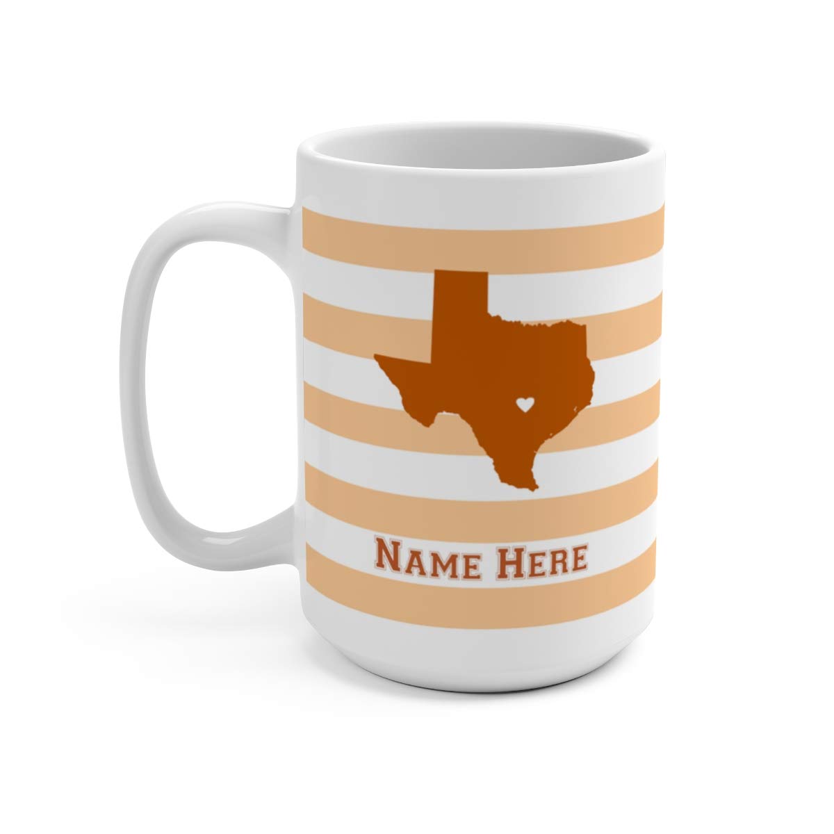 State Pride Series Austin Texas Edition 15oz Ceramic Coffee Mug - Personalized Mugs Keep Coffee Warm for Moms Dads Office Presents and Gift