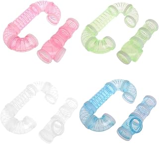 FRCOLOR 2 Peças Túneis De Hamster Tubo De Gaiola De Animal Tubos De Hamster Acessórios De Gaiola De Hamster Utensílios Pequenos Brinquedos Esportivos De Túnel De Animal Roda De Hamster