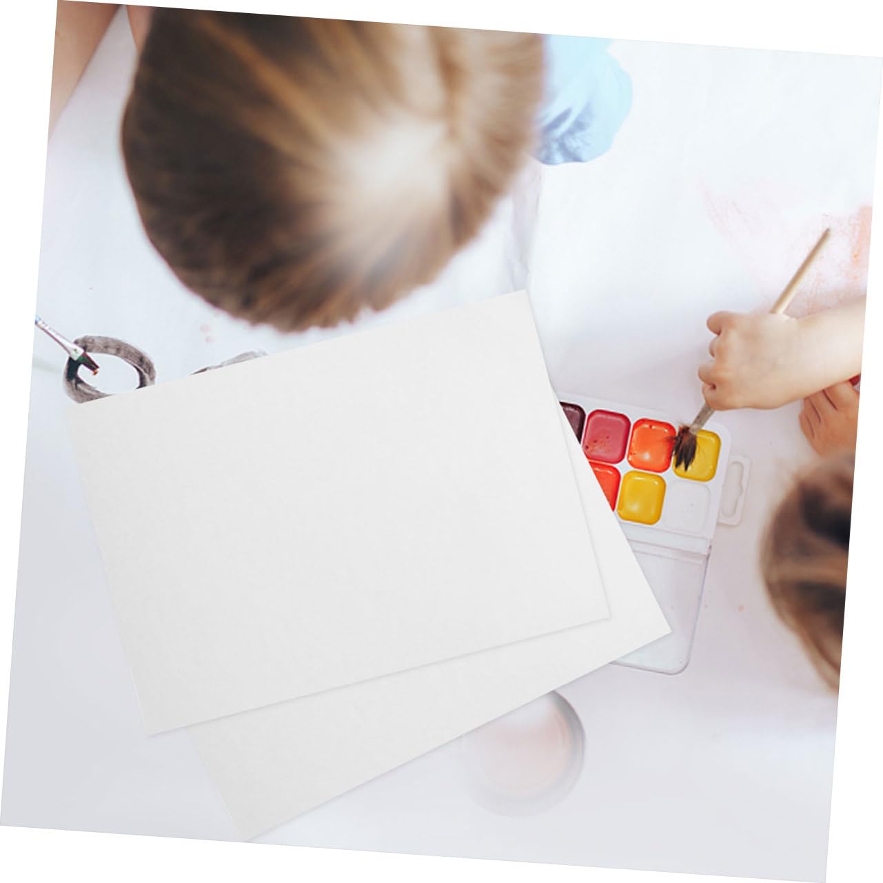 CORHAD 100blätter Wasserfarbenpapier Dickes Aquarellpapier Für Künstler Für Malerei Und Zeichnungen Geeignet Für Schüler Und Hobbyisten