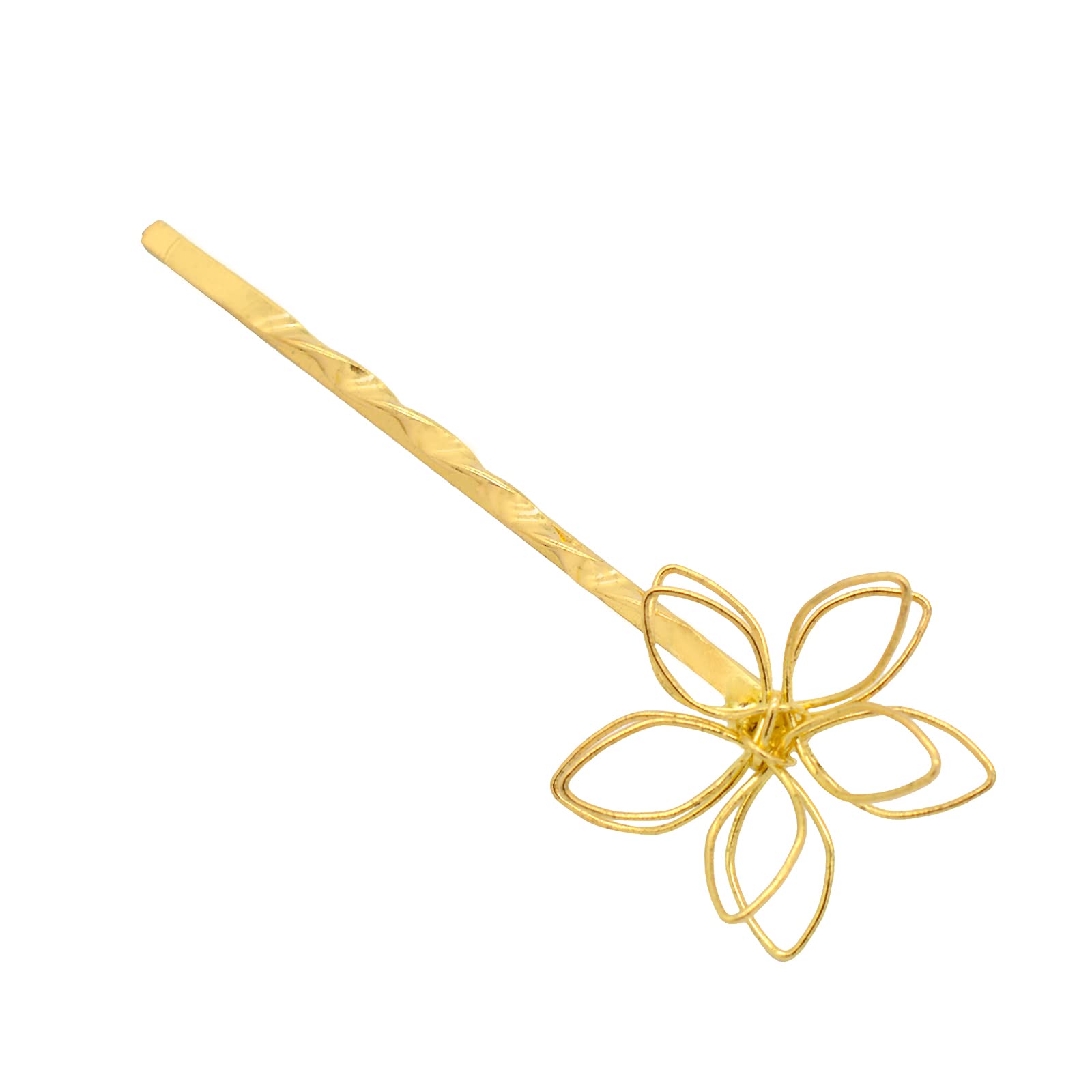 Joker & Witch Kimberley Set Of 4 Hair Pins For Womens, Gold