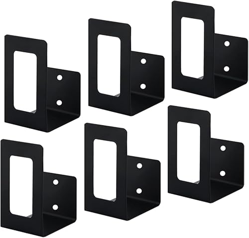 Paquete de 6 organizadores de tapas de olla para gabinete, organizadores universales de tapa de sartén de acero inoxidable, soportes para tapas de