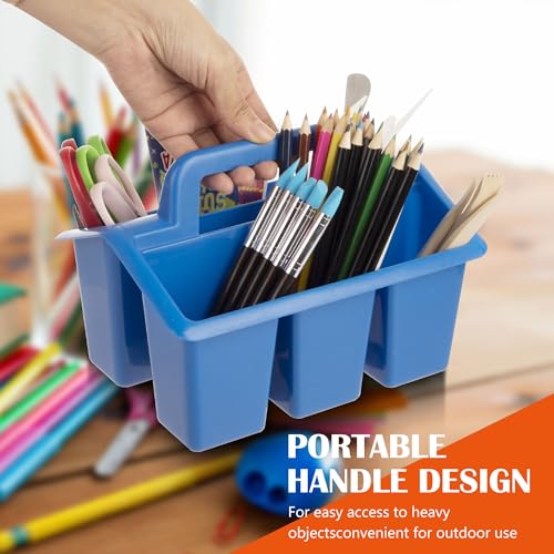 6-Pack Versatile Storage Caddy for Home, Classroom & Bath Supplies - Image 3