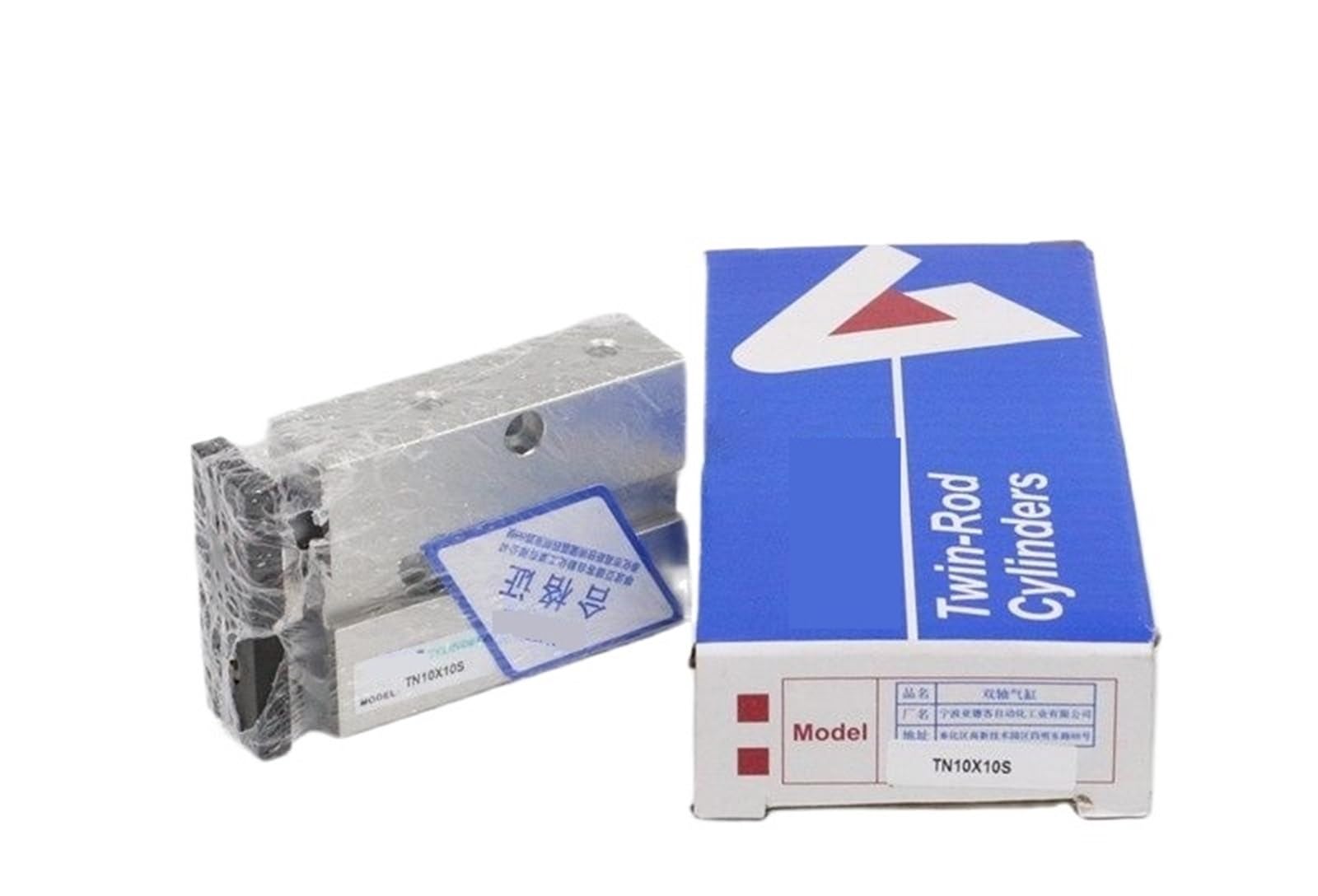 Cilindro neumático de aluminio TN10 para automatización compacta