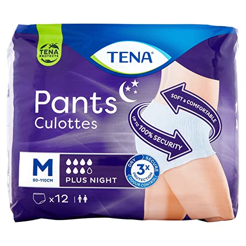 Tena Pans Plus Night Taille M, 12 unités