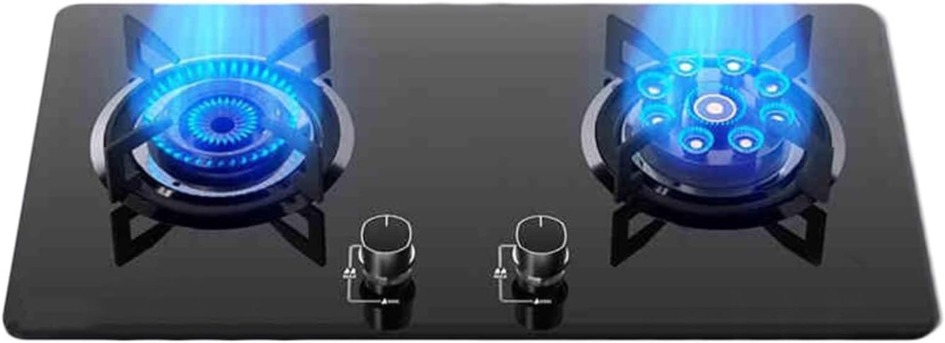 Estufa de Gas 2 Puestos 73x40 cm Empotrable Multigas