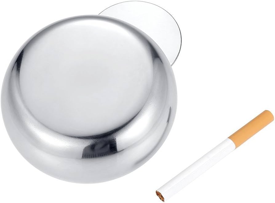 Amazon.co.jp: SUCOOL 灰皿 蓋付き 丸型 大容量 煙と臭いを遮断