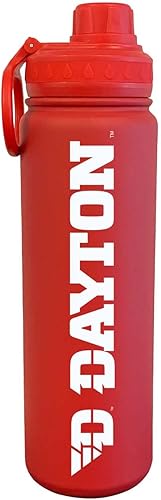 Miniatura 10 de Campus Colors Botella de Agua de Acero Inoxidable NCAA - Tapa de Rosca - 24 oz - Clip de Transporte - Mantiene tus Bebidas Calientes o Frías durante