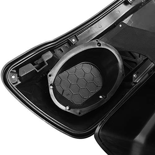 Alforjas rígidas estiradas para motocicleta, 4 pulgadas más largas que las originales, con tapas para altavoces de 6x9 pulgadas, compatibles con Harley Touring CVO, Road King, Street Glide, Road Glide, Electra Glide y Ultra Classic (2014-2023) miniatura 7