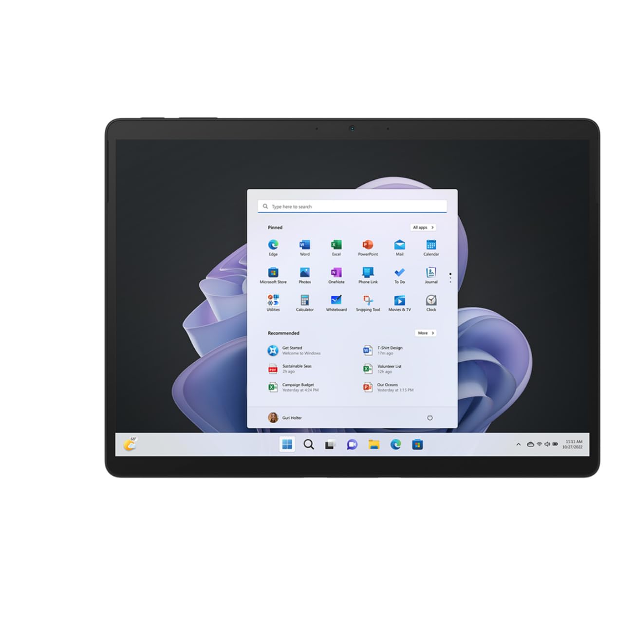 Microsoft Surface Pro 9 - 13" - Alimentazione per Intel Evo, 12º gen Intel Core i7,16GB, 256GB con Iris Xe graphics - Windows 11, Grafite