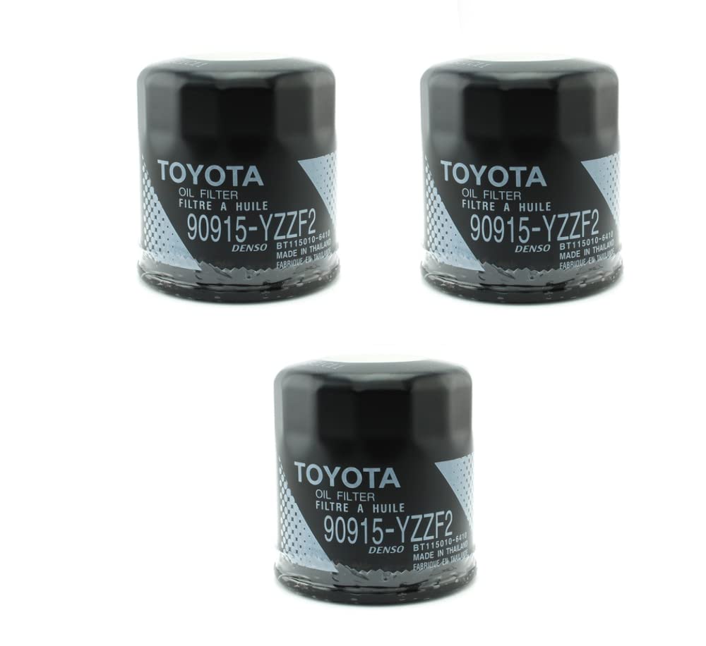 Amazon.com: Set of 3 Oil Filters Genuine for Toyota Yaris Corolla