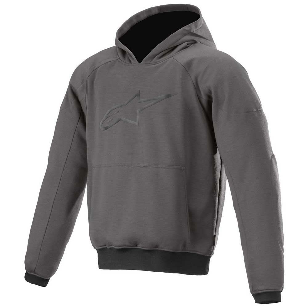 Alpinestars Men's Ageless Motorcycle Hoodie (Dark Grey, M) Jacket, Asphalt Melange, M
