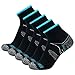 TinaDeer 5 Paar Sneaker Socken Herren Damen 39-46 Sportsocken Atmungsaktiv Laufsocken für Männer und Frauen für Fitness, Laufen, Joggen, Alltag und Freizeit (Schwarz, 39-42)