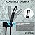 Fatspas Shower System with Tub Spout, Wall Mounted Shower Faucet Set for Bathroom with 10 Inch Rain Shower Head and Handheld Shower Head Set, Matte Black
