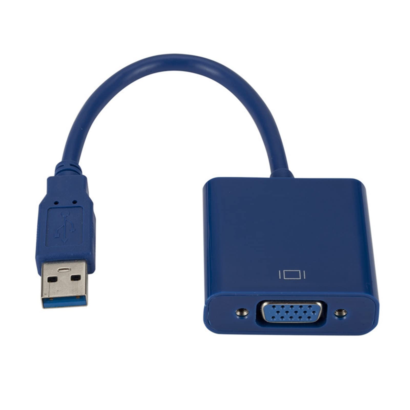 USB3.0 a VGA. Adattatore USB 3.0. a VGA. Supporti Compatible With schede grafiche esterne Win7 / 8/10 HD HD Conversione(Blue)