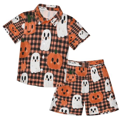 Image of Boccsty Ice Cream Drip Boy Summer Shorts Sets Hawaiian Toddler Boys T-Shirt & Pants 2 Pcs 3T-10T