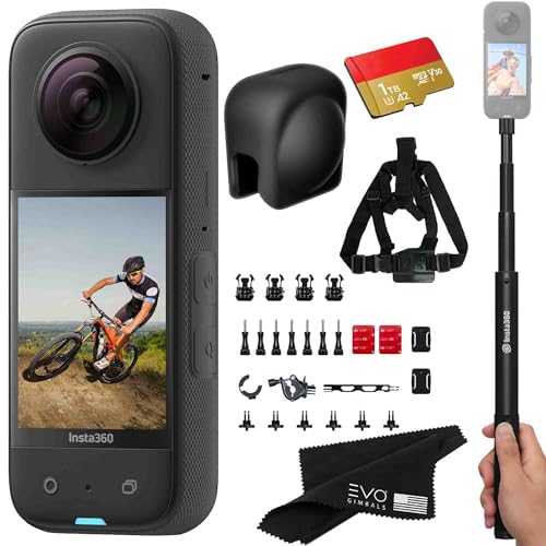 Insta360 X3 - Waterproof 360 Action Camera with 1/2