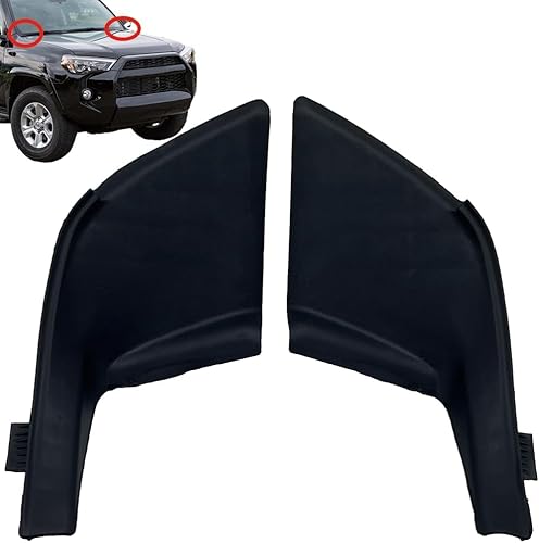 Peintu - Cubierta del parabrisas derecho e izquierdo, panel de ajuste del guardabarros, sello de guardabarros compatible con Toyota 4Runner