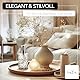 KAZIS® I Katalytische Lampe I Duftlampe I Glas I XXL I 400 ml Inhalt I graue Rauten