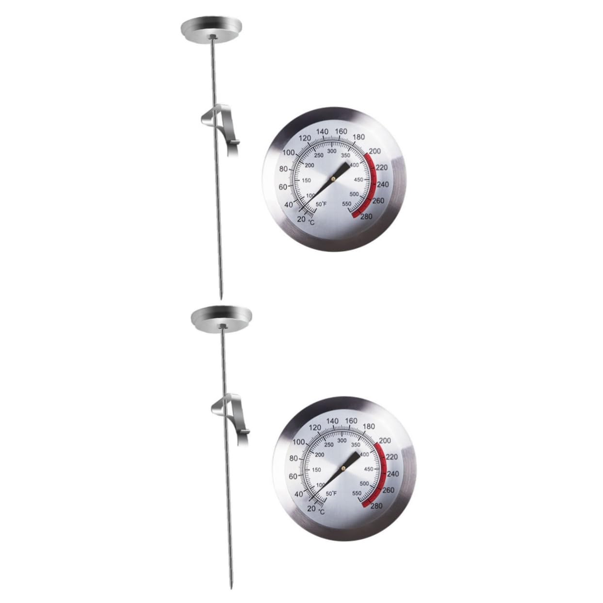 ABOOFAN 2 pcs Food Thermometer Precision Cooking Thermometer for Meat BBQ and Poultry Easy to Use for Accurate Heat Readings