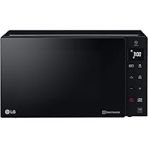 LG MH6535GDS Forno Microonde Smart Inverter con Grill al Quarzo, 25 Litri, 1000 W, Programmi Automatici, Livelli di Potenza Regolabili, Cottura a Vapore – Nero