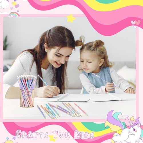 48 lápices de unicornio Spakon para niñas miniatura 4