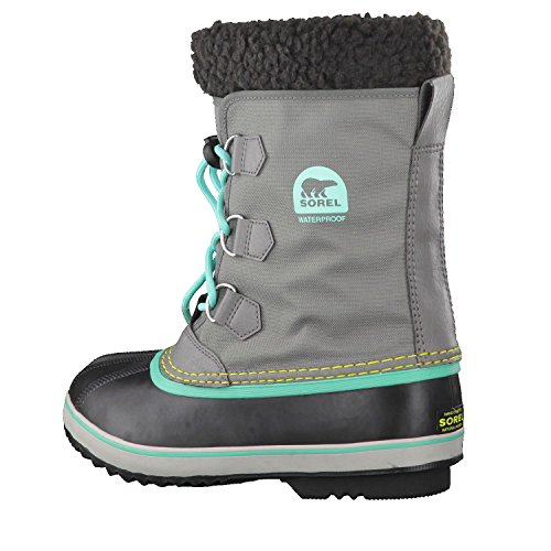 Sorel Girls' Yoot Pac Nylon, Quarry, Dolphin, 1 M US Big Kid3