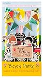 Party Partners Mini Cake Decor Kit, Bicycle Birthday Party