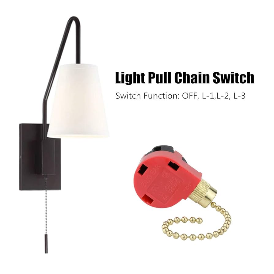 Panchan☆  Ceiling Fan Switch Zing Ear ZE-268S5, 4 Speed 5 Wire Switch