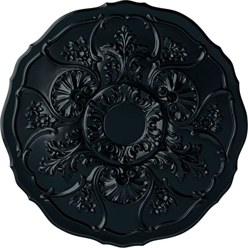 Image of Ekena Millwork CM22CNNSF Cornelia Ceiling Medallion, 22-1 /2 x 1-1 /2, Night Shade