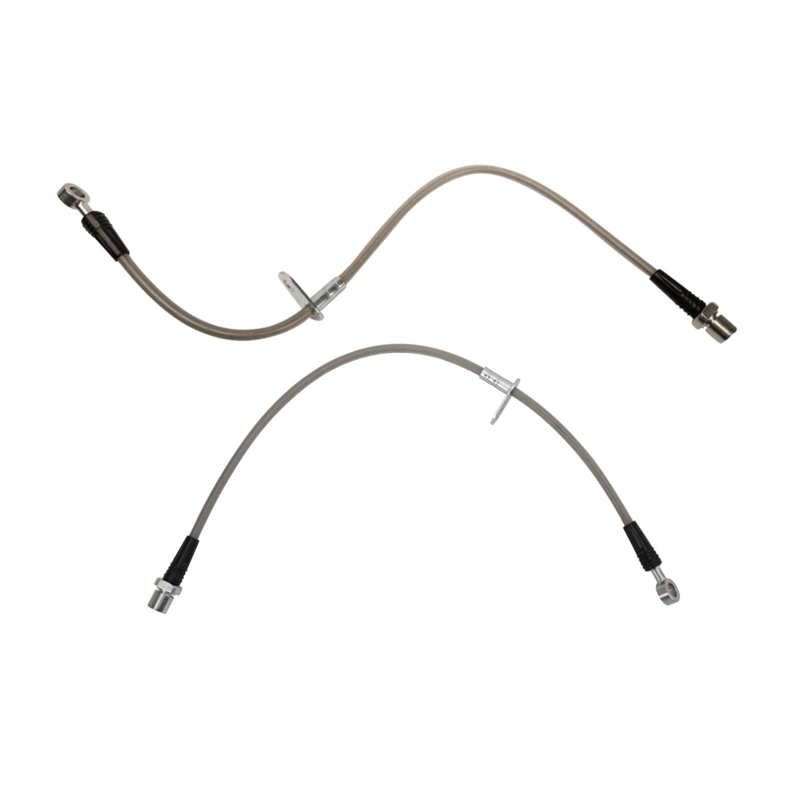 TRQ Front Performance Brake Hose Set