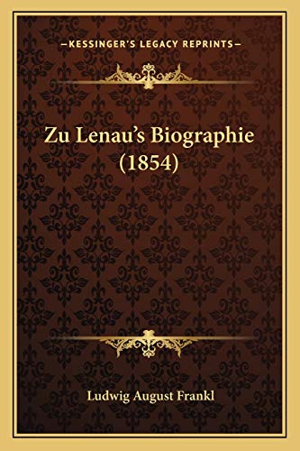 Zu Lenau's Biographie (1854) (German Edition)