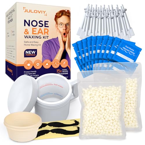 Super Nose & Ear Waxing Kit |100g Wax, 30...