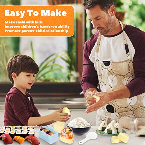 image for Ajerg Spam Musubi Mold, Sushi Onigiri Mold Set,Kitchen Sesame Paste Ma